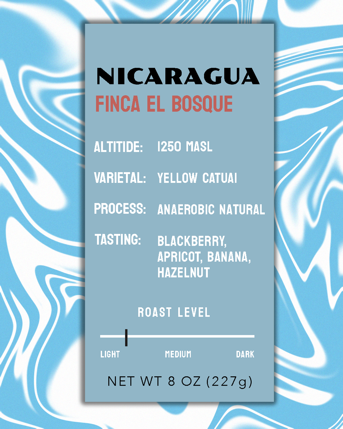 Nicaragua Finca El Bosque "Anaerobic Natural"
